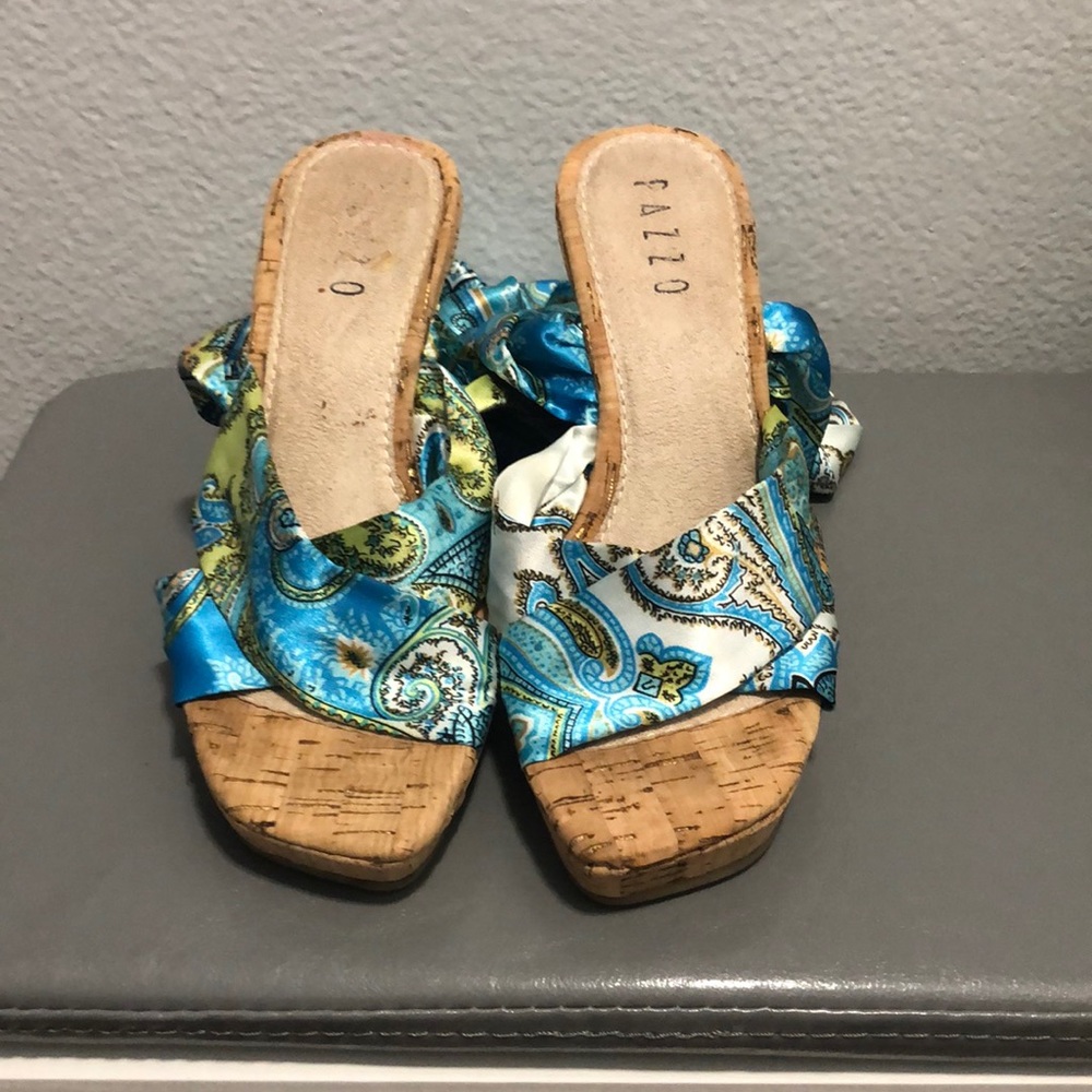 Pazzo size 6 wrap style wedges